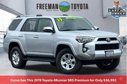 Classic Silver Metallic 2019 Toyota 4Runner SR5 Premium