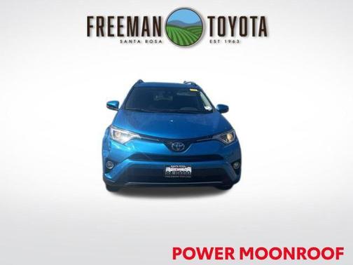 Electric Storm Blue 2017 Toyota RAV4 Hybrid XLE