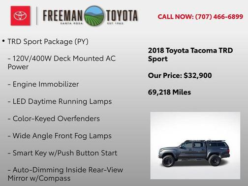 2018 Toyota Tacoma TRD Sport