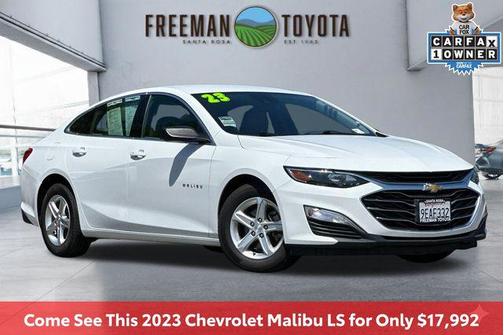 Summit White 2023 Chevrolet Malibu 1LS