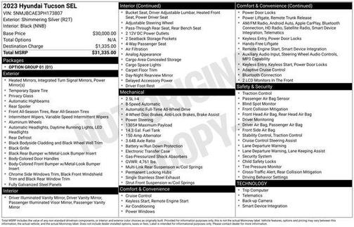 2023 Hyundai TUCSON SEL