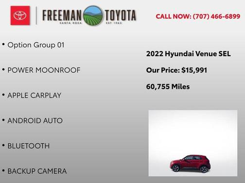 2022 Hyundai VENUE SEL