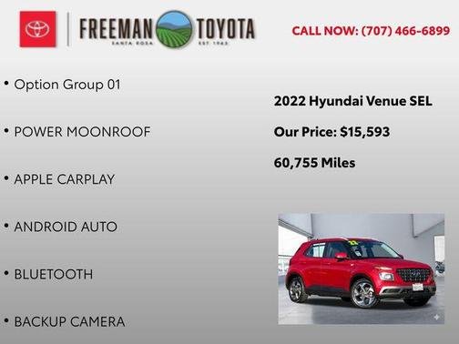 2022 Hyundai VENUE SEL