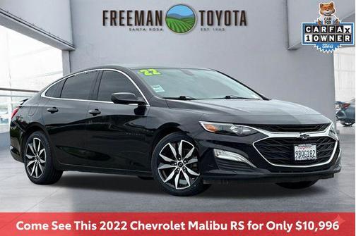 Mosaic Black Metallic 2022 Chevrolet Malibu FWD RS