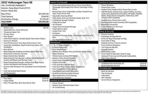 2022 Volkswagen Taos 1.5T SE