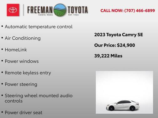 2023 Toyota Camry SE