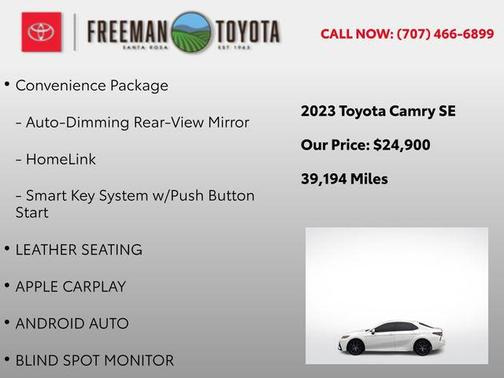 2023 Toyota Camry SE