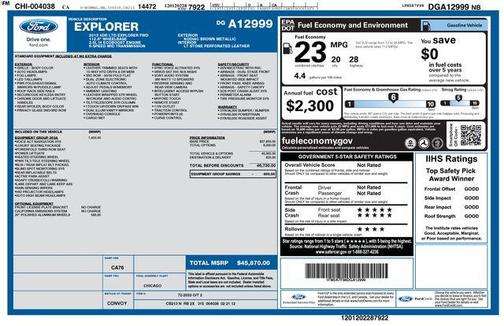 Kodiak Brown Metallic 2013 Ford Explorer Limited
