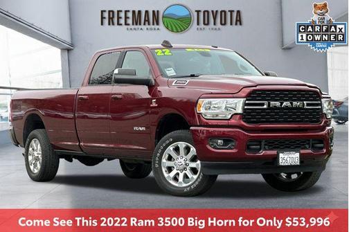2022 RAM 3500 Big Horn Crew Cab 4x4 8' Box