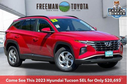 Calypso Red 2023 Hyundai TUCSON SEL