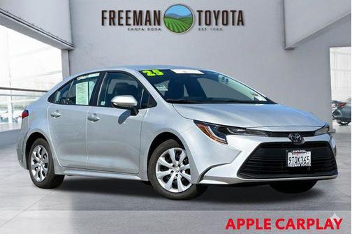 Classic Silver Metallic 2025 Toyota Corolla LE