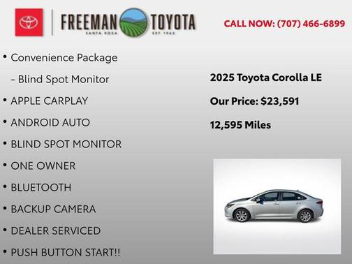 2025 Toyota Corolla LE