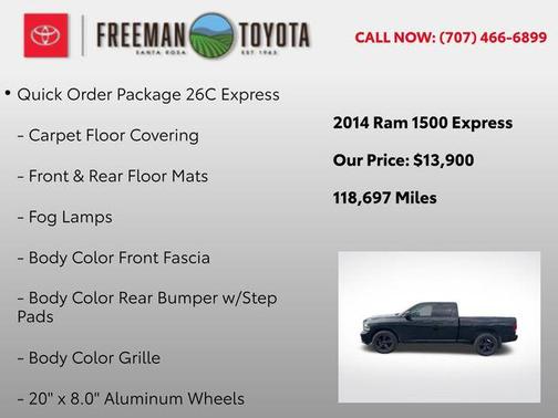 2014 RAM 1500 Tradesman/Express