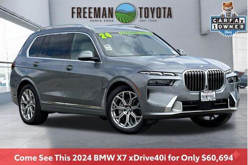 Skyscraper Grey Metallic 2024 BMW X7 xDrive40i