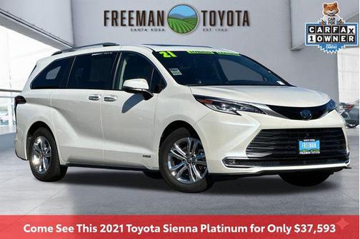 2021 Toyota Sienna Platinum 7 Passenger