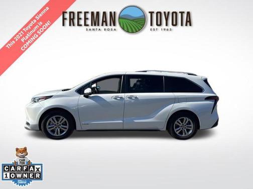 2021 Toyota Sienna Platinum 7 Passenger