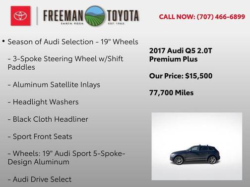 2017 Audi Q5 2.0T Premium Plus