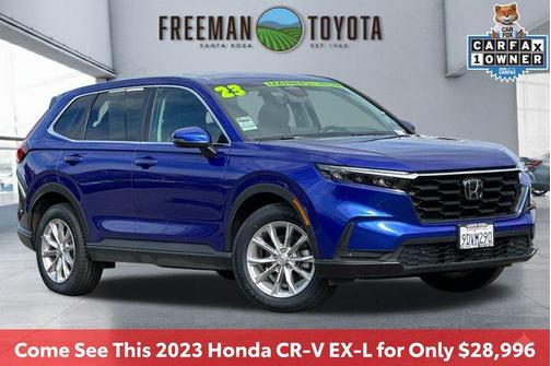 Canyon River Blue Metallic 2023 Honda CR-V EX-L