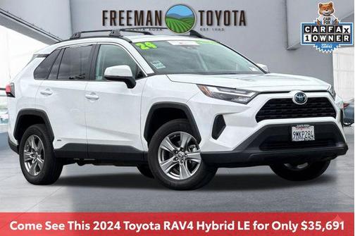 Ice Cap 2024 Toyota RAV4 Hybrid LE