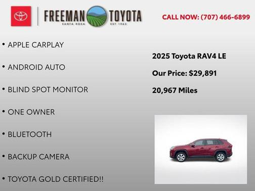2025 Toyota RAV4 LE
