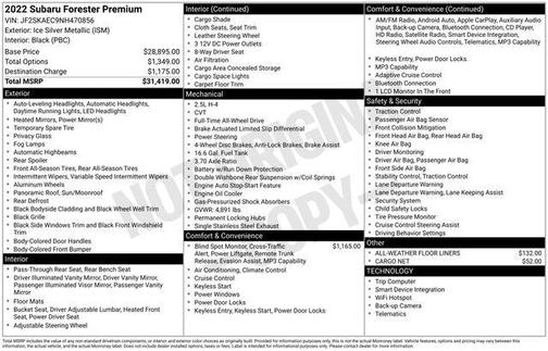 2022 Subaru Forester Premium