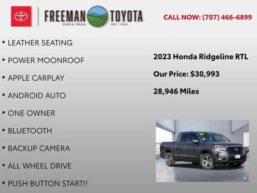 2023 Honda Ridgeline RTL