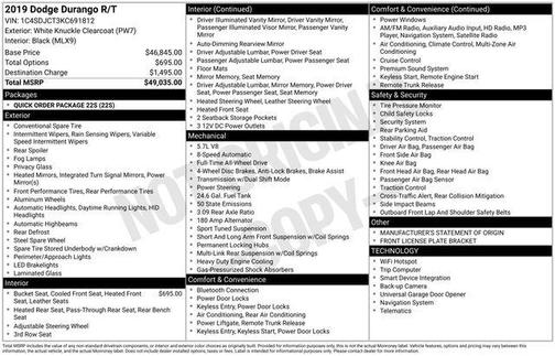 2019 Dodge Durango R/T