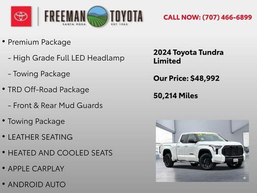 Wind Chill Pearl 2024 Toyota Tundra Limited