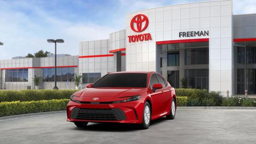 Supersonic Red 2026 Toyota Camry LE