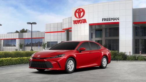 Supersonic Red 2026 Toyota Camry LE