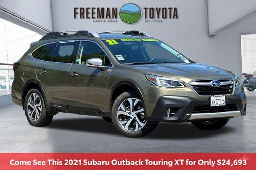 Autumn Green Metallic 2021 Subaru Outback Touring XT