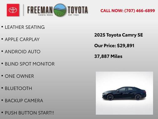 2025 Toyota Camry SE