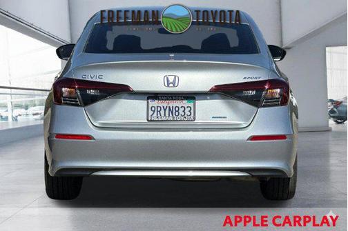 Solar Silver Metallic 2025 Honda Civic Hybrid Sport