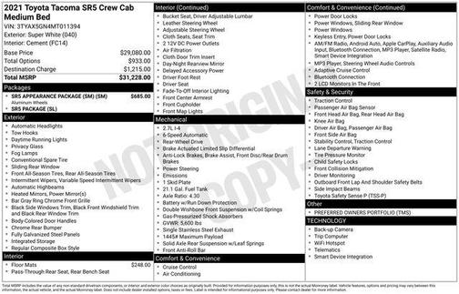 2021 Toyota Tacoma SR5