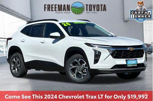 Summit White 2024 Chevrolet Trax LT