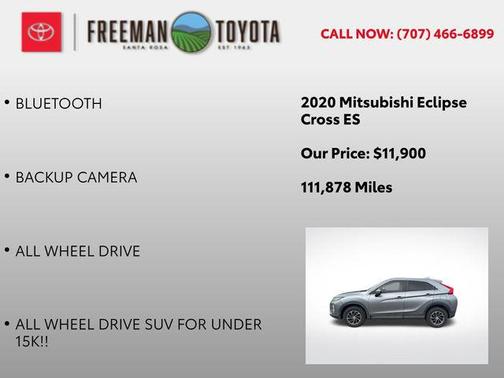 2020 Mitsubishi Eclipse Cross ES