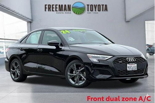 Mythos Black Metallic 2024 Audi A3 Premium
