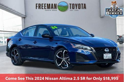 Deep Blue Pearl 2024 Nissan Altima SR FWD