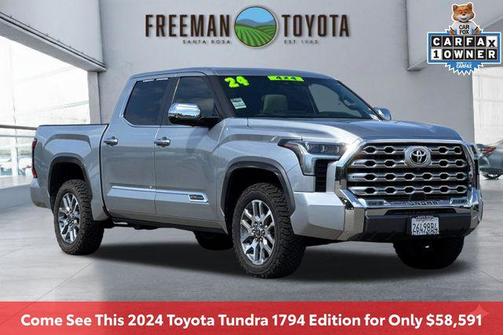 Celestial Silver Metallic 2024 Toyota Tundra 1794 Edition