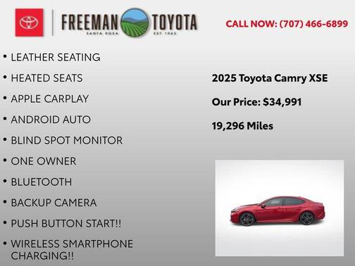 2025 Toyota Camry XSE