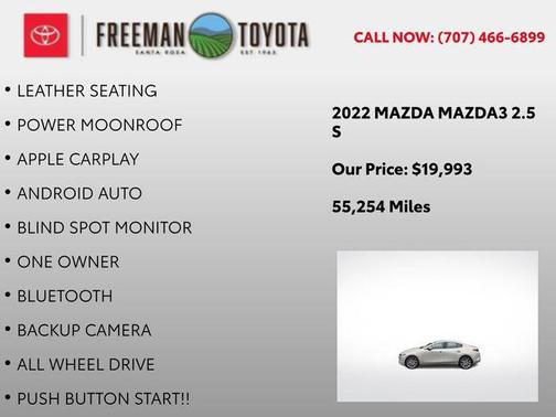 2022 Mazda Mazda3 AWD w/Preferred Package