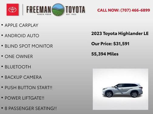 2023 Toyota Highlander LE