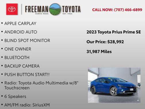 2023 Toyota Prius Prime SE