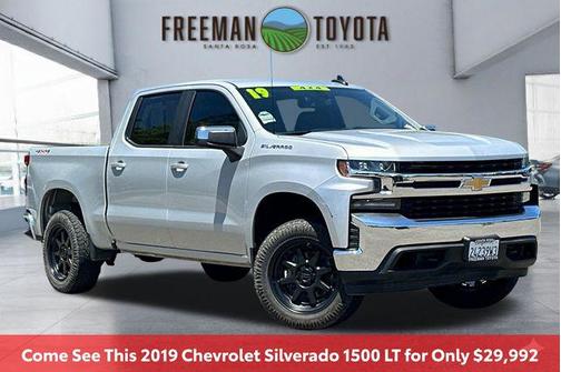 Silver Ice Metallic 2019 Chevrolet Silverado 1500 LT