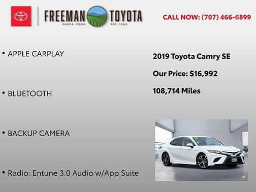 2019 Toyota Camry SE