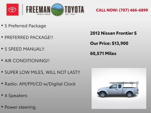 2012 Nissan Frontier S