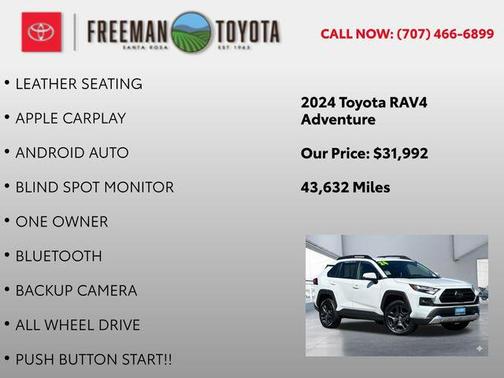 Ice Cap 2024 Toyota RAV4 Adventure