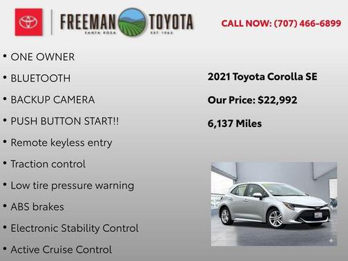 2021 Toyota Corolla SE