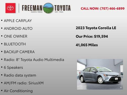 2023 Toyota Corolla LE