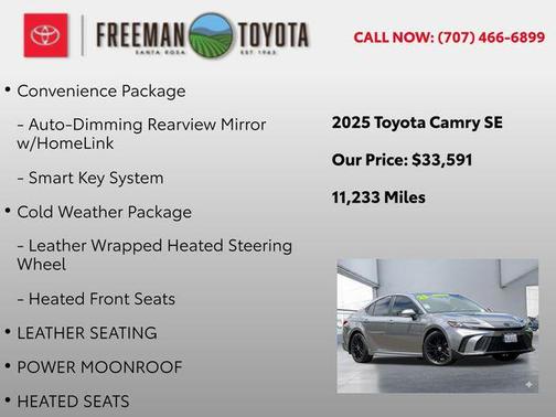 Heavy Metal 2025 Toyota Camry SE